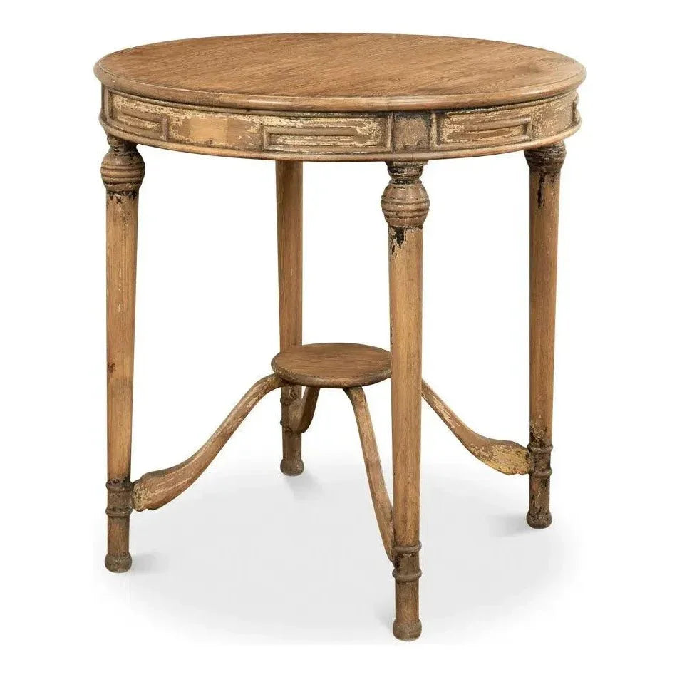 French Tea Table - LOOMLAN - Sarreid - Side Tables