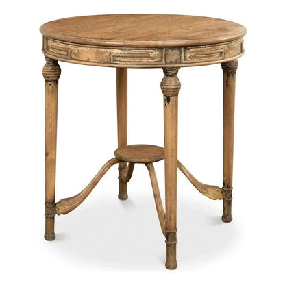 French Tea Table - LOOMLAN - Sarreid - Side Tables