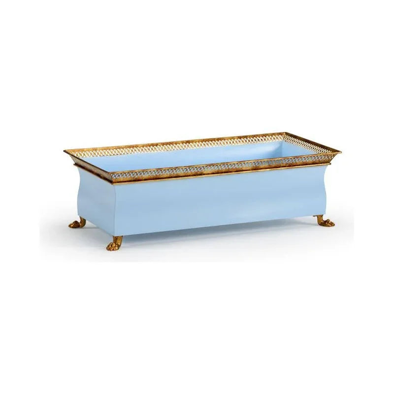 French Tole Lacquered Iron Classic Planter - LOOMLAN - Chelsea House - Planters