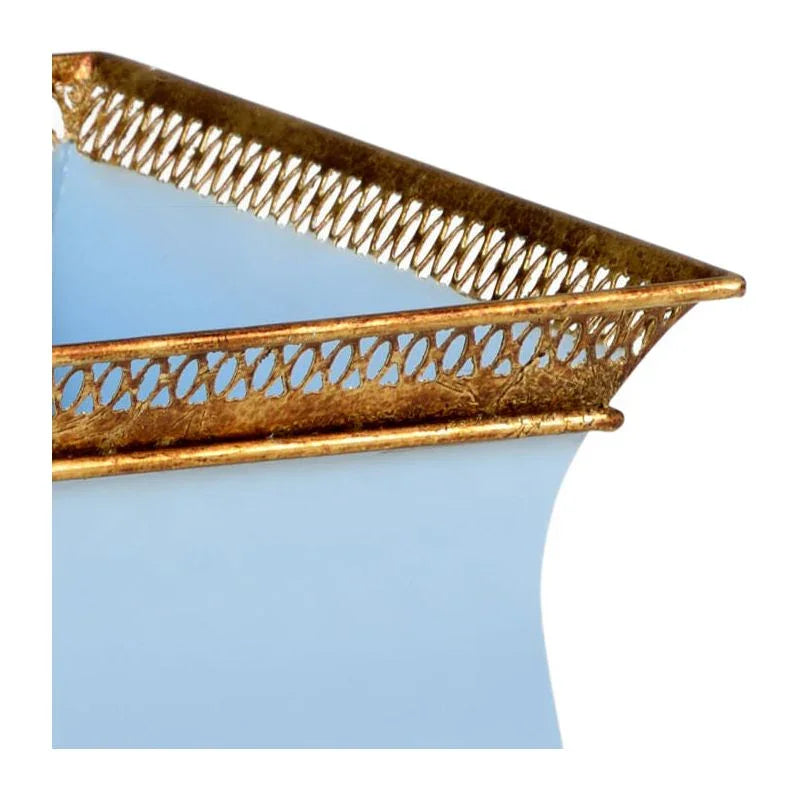 French Tole Lacquered Iron Classic Planter - LOOMLAN - Chelsea House - Planters