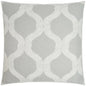 French Twist Grey Throw Pillow With Insert - LOOMLAN - D.V. Kap - Throw Pillows