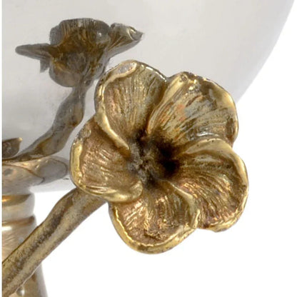 Fresh Stem Brass Pedestal Bowl - LOOMLAN - Wildwood - Boxes & Bowls