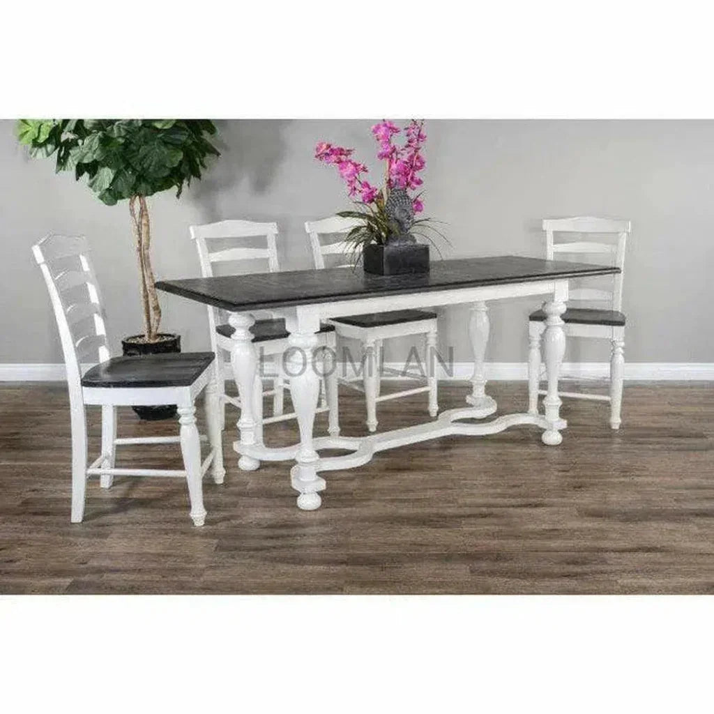 Friendship Farmhouse Dining Table-Dining Tables-Sunny D-LOOMLAN