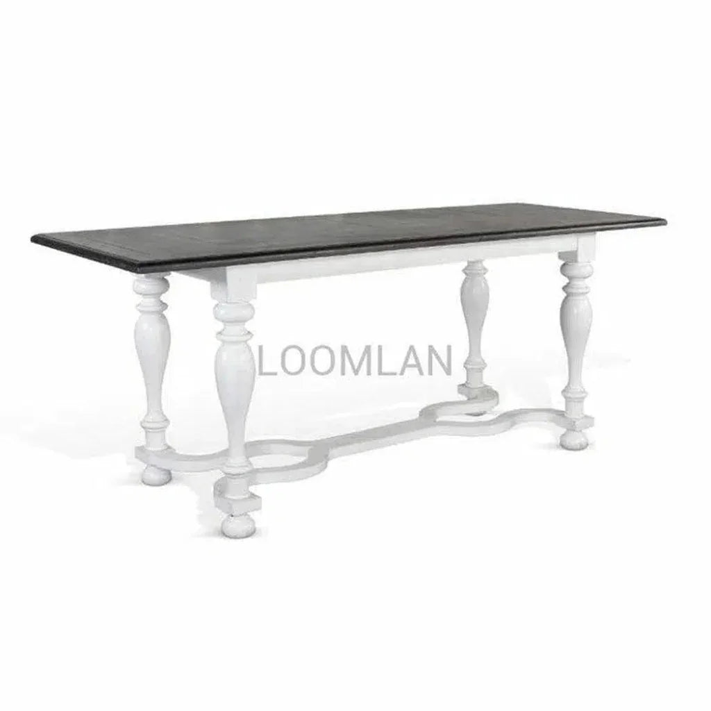Friendship Farmhouse Dining Table-Dining Tables-Sunny D-LOOMLAN