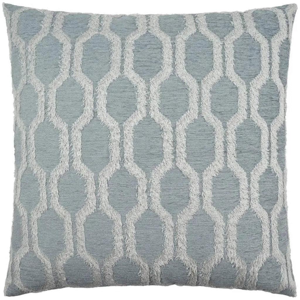 Fringed Dream Blue Throw Pillow With Insert - LOOMLAN - D.V. Kap - Throw Pillows