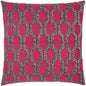 Fringed Fuchsia Red Throw Pillow With Insert - LOOMLAN - D.V. Kap - Throw Pillows