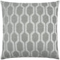 Fringed Platinum Grey Throw Pillow Insert - LOOMLAN - D.V. Kap - Throw Pillows