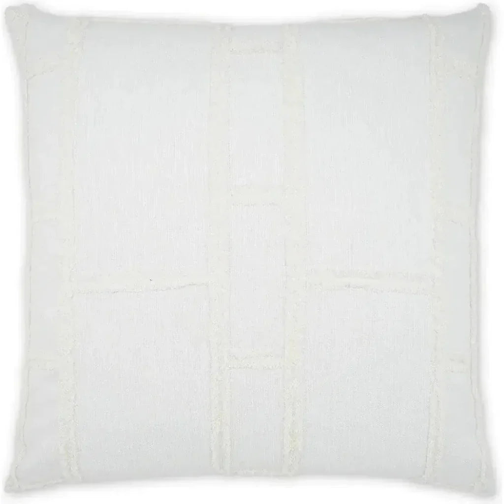 Fringeworthy Beach White Large Throw Pillow Insert - LOOMLAN - D.V. Kap - Throw Pillows