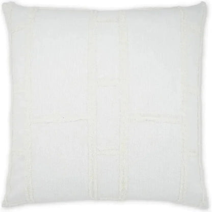 Fringeworthy Beach White Large Throw Pillow Insert - LOOMLAN - D.V. Kap - Throw Pillows