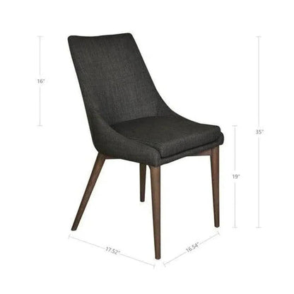 Fritz Performance Fabric Armless Dining Chair 2PC - LOOMLAN - LH Imports - Dining Chairs