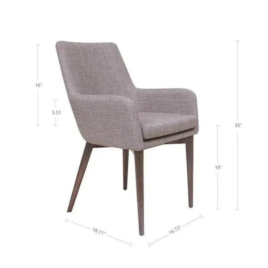 Fritz Performance Fabric Seat Arm Chair 2PC - LOOMLAN - LH Imports - Dining Chairs
