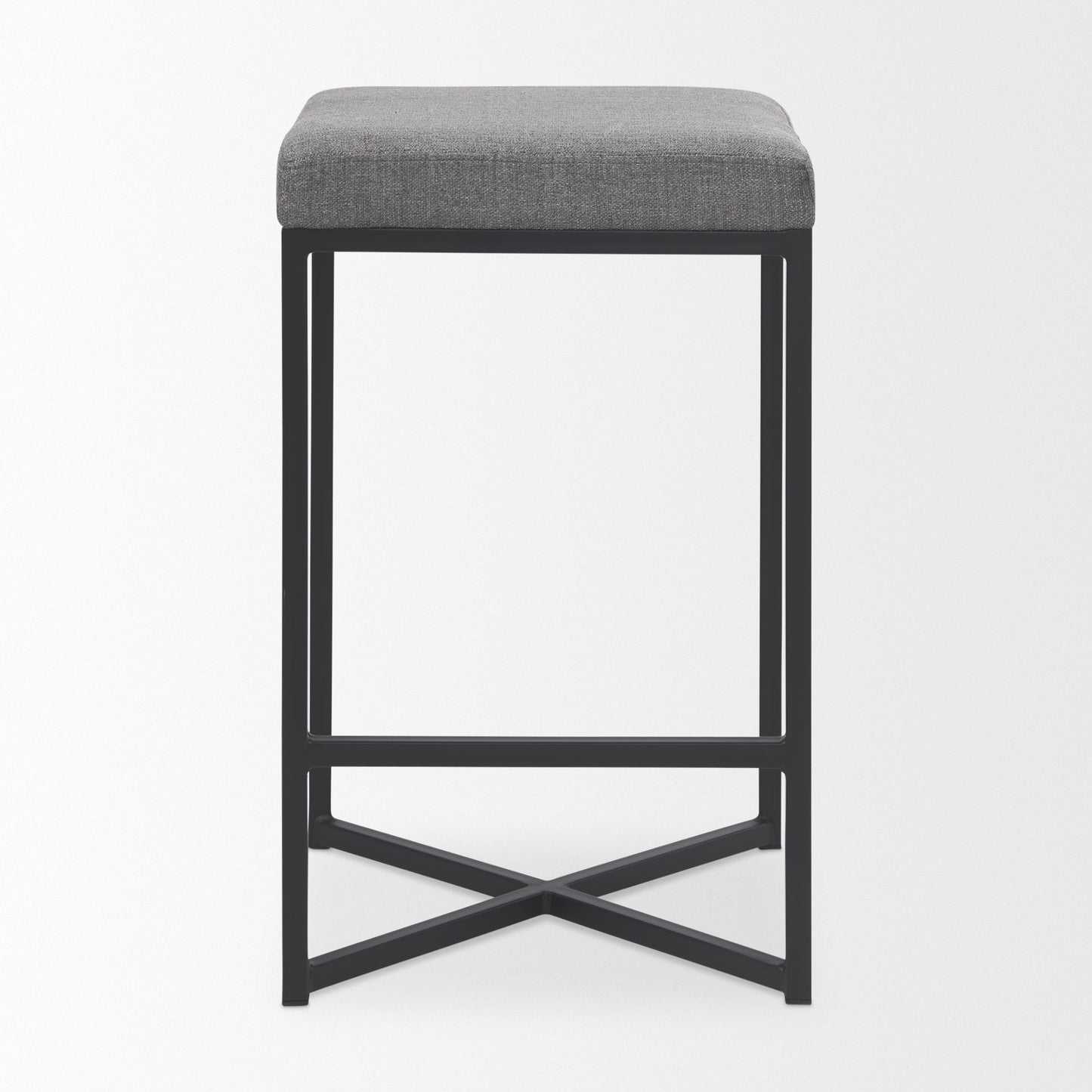 Frodo Gray Fabric Counter Stool