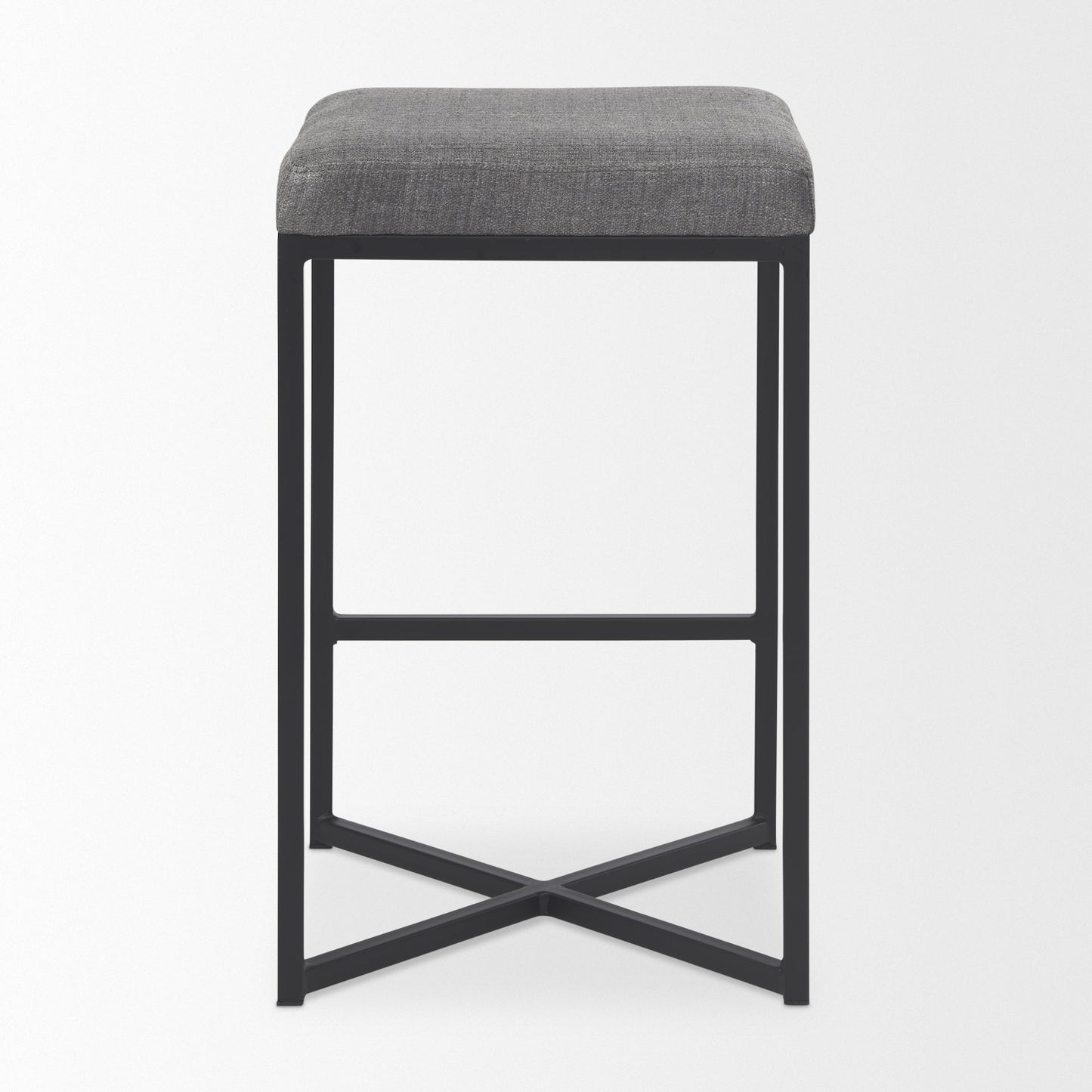 Frodo Gray Fabric Counter Stool