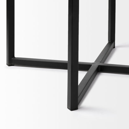 Frodo White Fabric Bar Stool