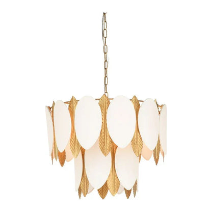 Frondeggiare Gold Leaf Design Chandelier - LOOMLAN - Wildwood - Chandeliers