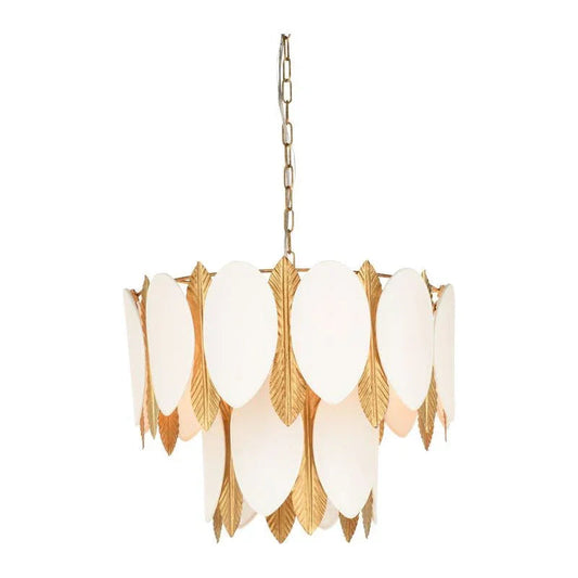 Frondeggiare Gold Leaf Design Chandelier - LOOMLAN - Wildwood - Chandeliers