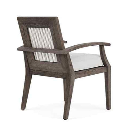 Frontier Aluminum Outdoor Dining Armchair-Outdoor Dining Chairs-Lloyd Flanders-LOOMLAN