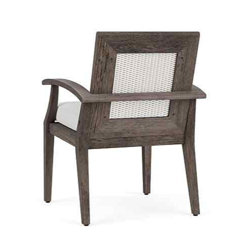 Frontier Aluminum Outdoor Dining Armchair-Outdoor Dining Chairs-Lloyd Flanders-LOOMLAN
