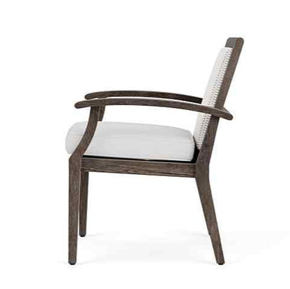 Frontier Aluminum Outdoor Dining Armchair-Outdoor Dining Chairs-Lloyd Flanders-LOOMLAN