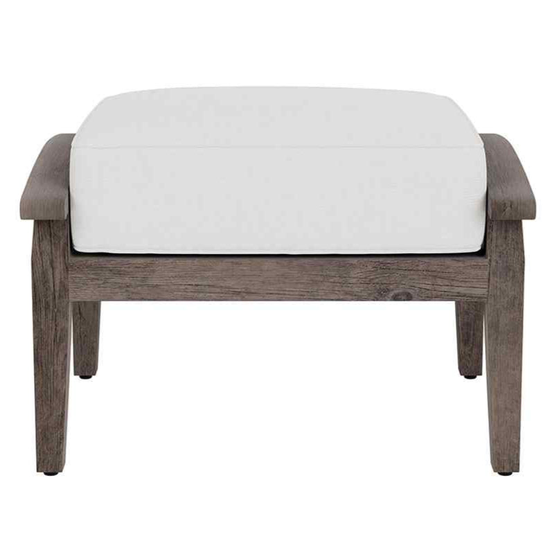 Frontier Aluminum Outdoor Ottoman-Outdoor Ottomans-Lloyd Flanders-LOOMLAN