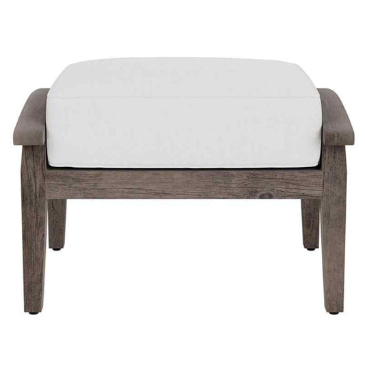Frontier Aluminum Outdoor Ottoman-Outdoor Ottomans-Lloyd Flanders-LOOMLAN