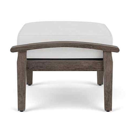 Frontier Aluminum Outdoor Ottoman-Outdoor Ottomans-Lloyd Flanders-LOOMLAN