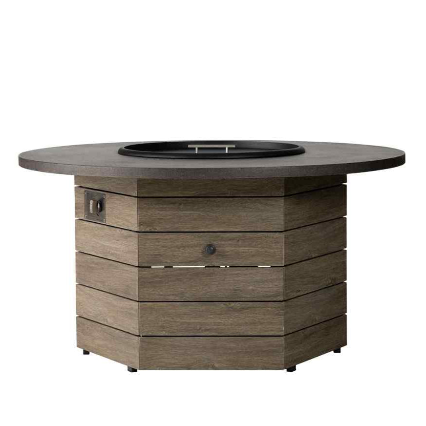 Frontier Hexagonal Outdoor Fire Table-Outdoor Fire Tables-Lloyd Flanders-LOOMLAN