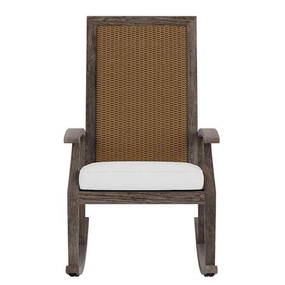 Frontier High Back Porch Outdoor Rocker-Outdoor Accent Chairs-Lloyd Flanders-LOOMLAN