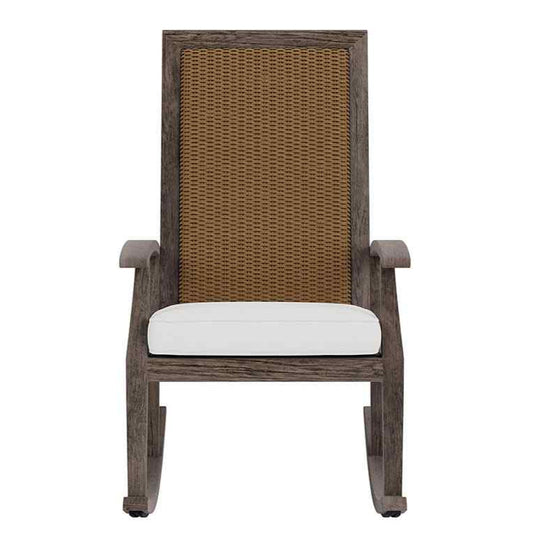 Frontier High Back Porch Outdoor Rocker-Outdoor Accent Chairs-Lloyd Flanders-LOOMLAN