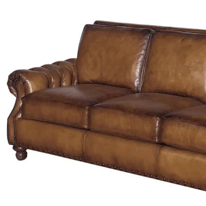 Frontier Leather Couch Made in the USA - LOOMLAN - Uptown Sebastian - Sofas & Loveseats