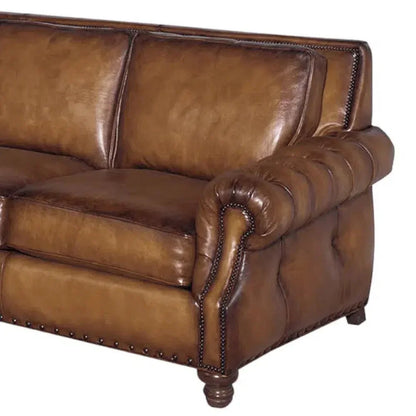 Frontier Leather Couch Made in the USA - LOOMLAN - Uptown Sebastian - Sofas & Loveseats