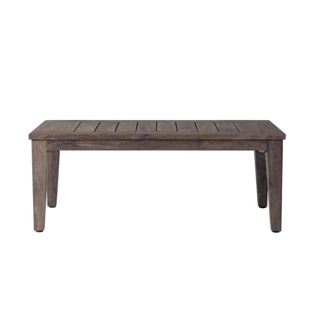 Frontier Rectangular Outdoor Cocktail Table-Outdoor Coffee Tables-Lloyd Flanders-LOOMLAN