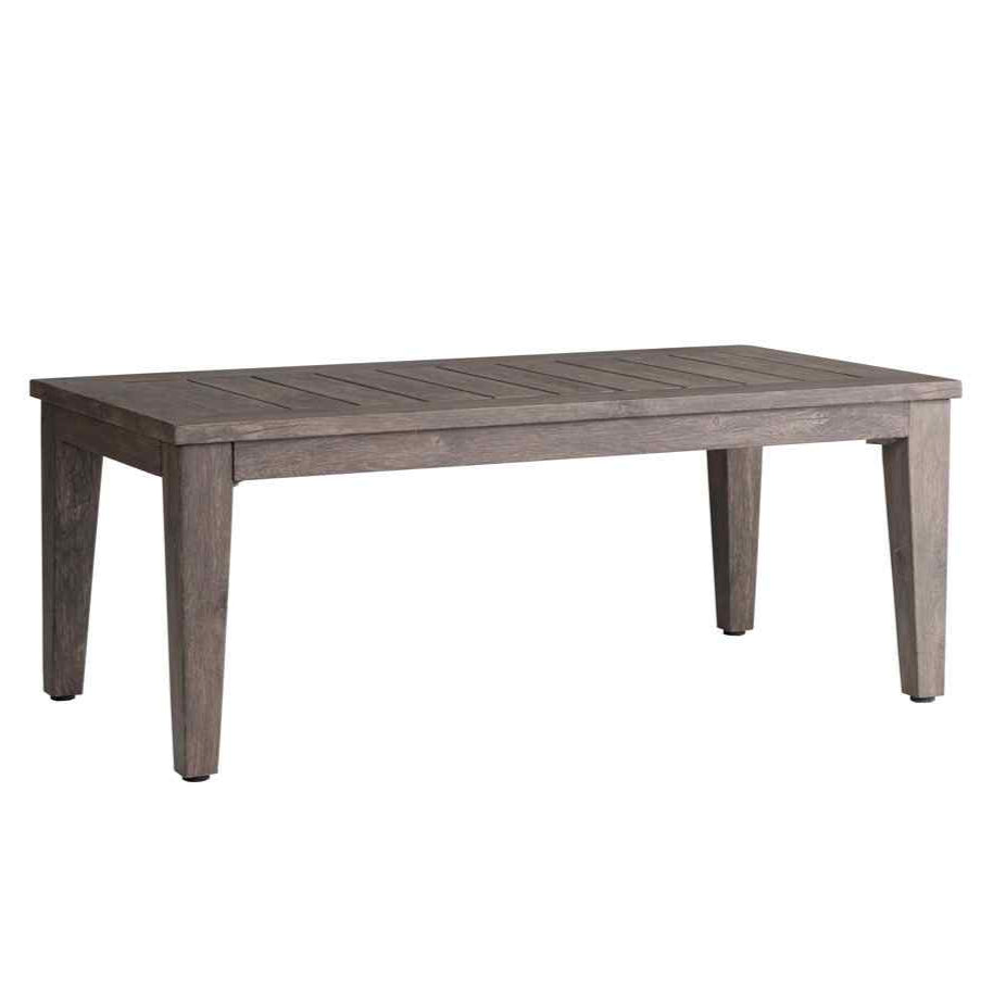 Frontier Rectangular Outdoor Cocktail Table-Outdoor Coffee Tables-Lloyd Flanders-LOOMLAN