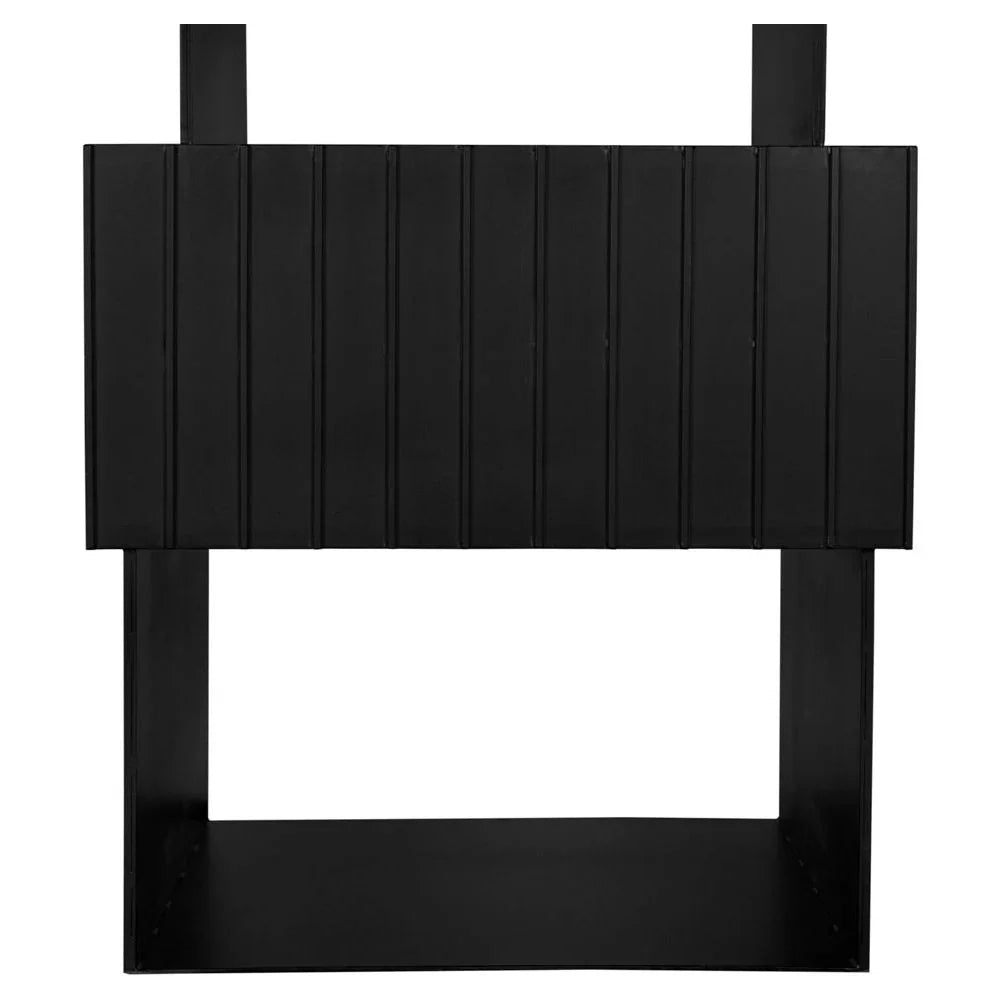 Fujimoto Steel Black Etagere-Etageres-Noir-LOOMLAN
