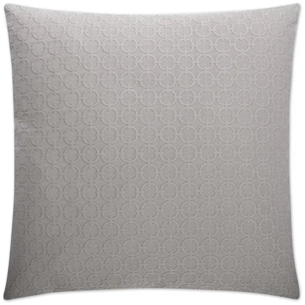 Full Circle Grey Throw Pillow With Insert - LOOMLAN - D.V. Kap - Throw Pillows