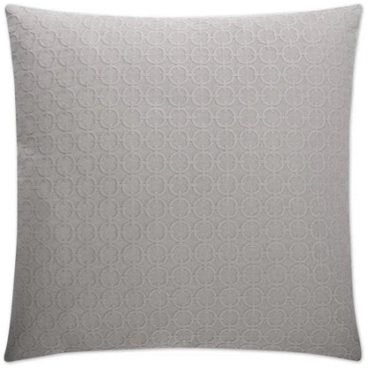 Full Circle Grey Throw Pillow With Insert - LOOMLAN - D.V. Kap - Throw Pillows