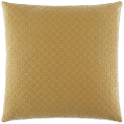 Full Circle Yellow Throw Pillow With Insert - LOOMLAN - D.V. Kap - Throw Pillows
