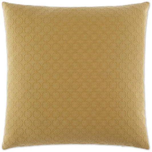 Full Circle Yellow Throw Pillow With Insert - LOOMLAN - D.V. Kap - Throw Pillows