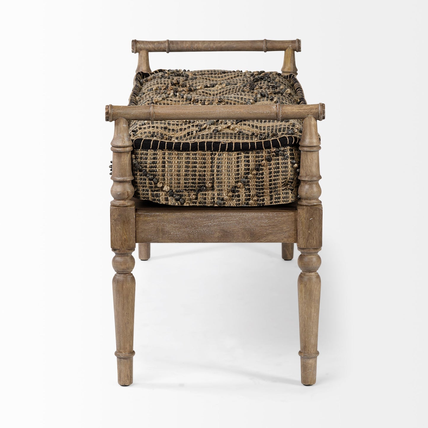 Fullerton Jute Patterned Top Bedroom Bench