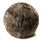 Fur Ball Handmade Throw Pillow - LOOMLAN - D.V. Kap - Throw Pillows