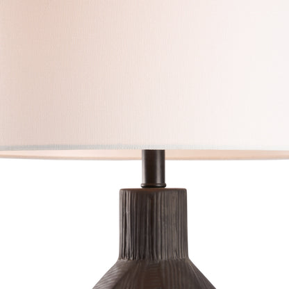 Furrow Ceramic Table Lamp