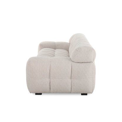 Fusion Off White Soft Fabric Sofa