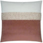 Fuzzy Rose Band Blush Large Throw Pillow Insert - LOOMLAN - D.V. Kap - Throw Pillows
