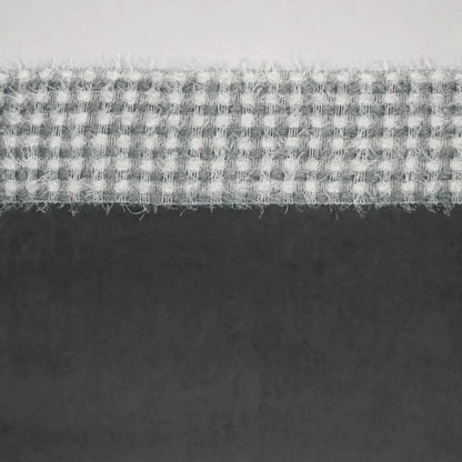 Fuzzy Stone Band Grey White Large Throw Pillow Insert - LOOMLAN - D.V. Kap - Throw Pillows