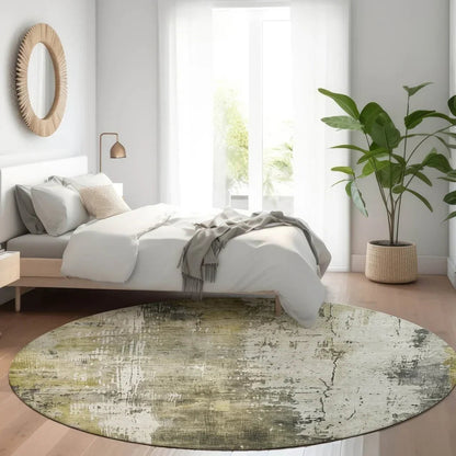 Fyerra Gray Washable Indoor - Outdoor Rug - LOOMLAN - LOOMLAN Rugs - Outdoor Rugs