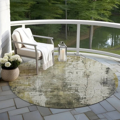Fyerra Gray Washable Indoor - Outdoor Rug - LOOMLAN - LOOMLAN Rugs - Outdoor Rugs