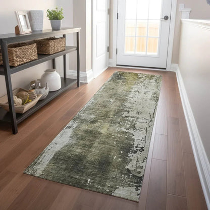 Fyerra Gray Washable Indoor - Outdoor Rug - LOOMLAN - LOOMLAN Rugs - Outdoor Rugs