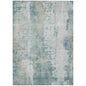 Fyerra Teal Washable Indoor - Outdoor Rug - LOOMLAN - LOOMLAN Rugs - Outdoor Rugs