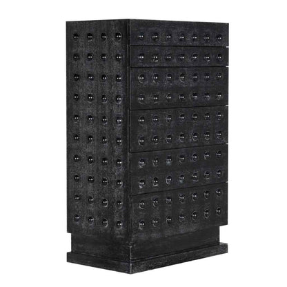 Didier Five Drawers Black Chest