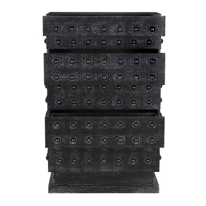 Didier Five Drawers Black Chest